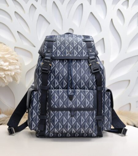 Replica DIOR  Hit The Road Backpack Blue Diamond - Best Fake Designer Bags