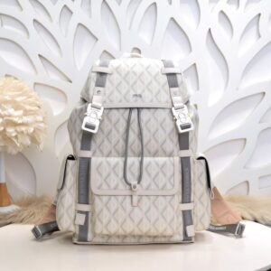 Replica DIOR  Hit The Road Backpack White Diamond - Best Fake Designer Bags