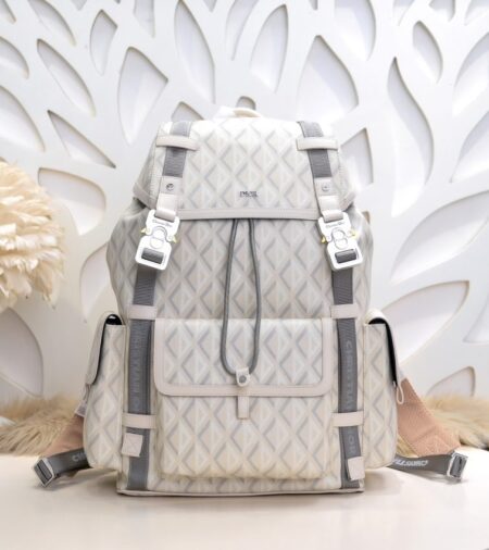 Replica DIOR  Hit The Road Backpack White Diamond - Best Fake Designer Bags