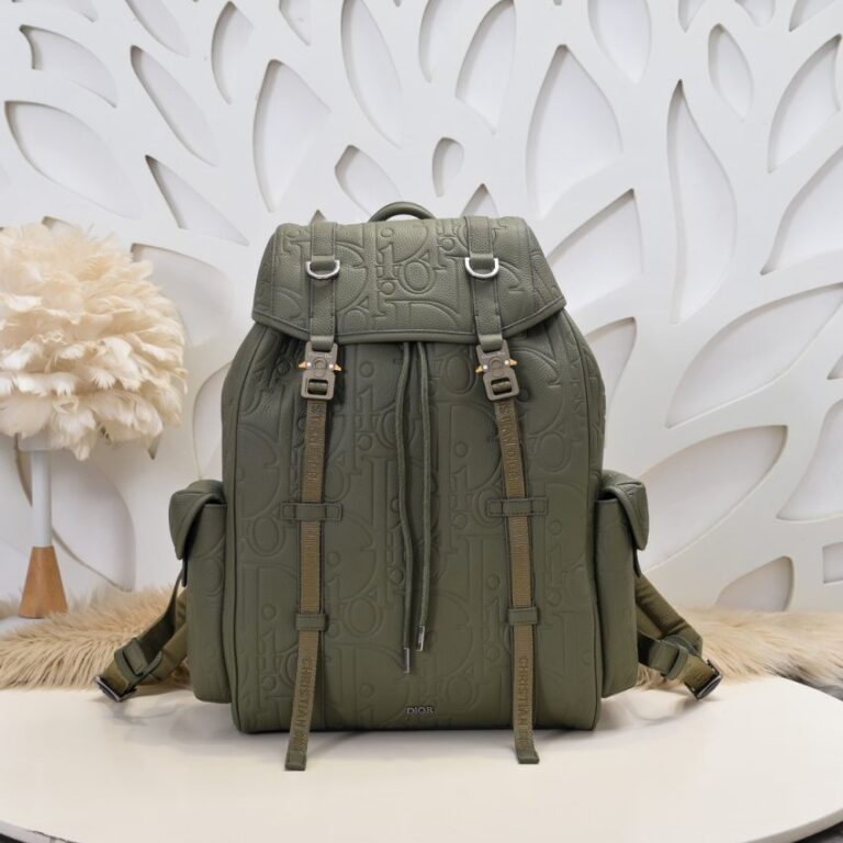 Replica DIOR  Hit the Road Backpack with Flap Khaki - Best Fake Designer Bags