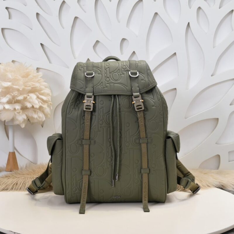 Replica DIOR  Hit the Road Backpack with Flap Khaki - Best Fake Designer Bags