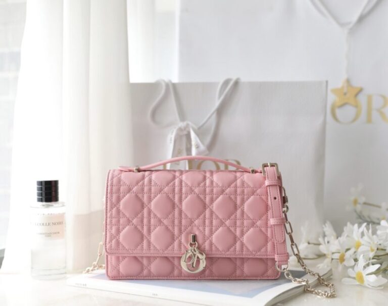 Replica My Dior Top Handle Bag Pink - Best Fake Designer Bags