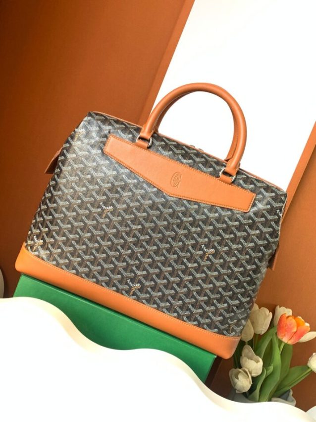 Replica Goyard Cisalpin Document Case Brown - Best Fake Designer Bags