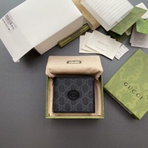 Replica Gucci  Interlocking  Wallet Black - Best Fake Designer Bags