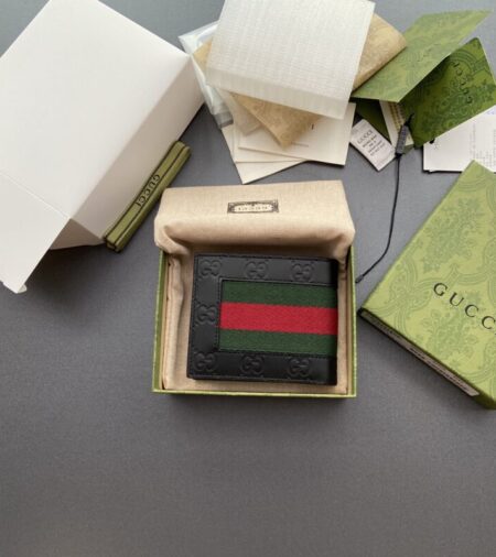 Replica Gucci  Double G bifold Wallet Leather - Best Fake Designer Bags