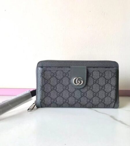 Replica Gucci Ophidia GG Wallet  Grey - Best Fake Designer Bags