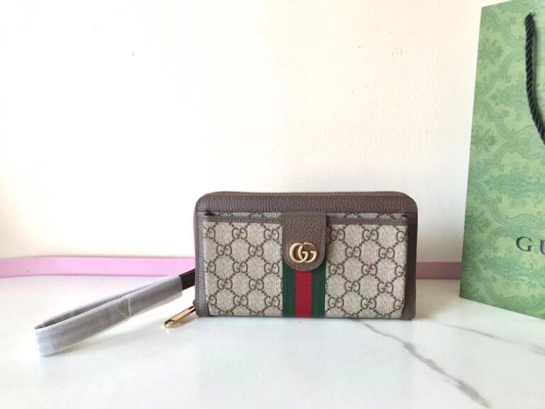 Replica Gucci Ophidia GG Wallet  Beige - Best Fake Designer Bags