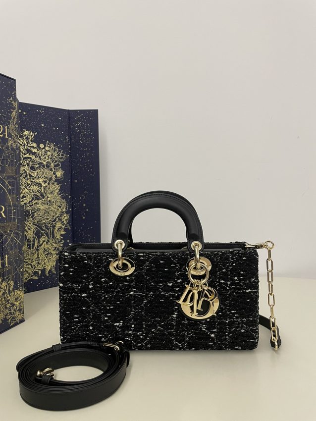 Replica Dior Lady D-Joy  Large Bag  Wool - Best Fake Designer Bags