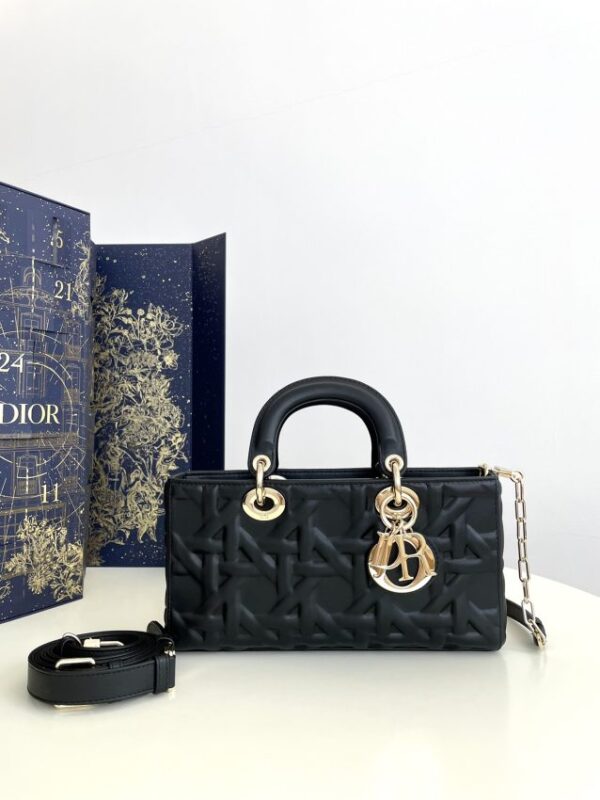 Replica Dior Lady D-Joy  Large Bag  Black New - Best Fake Designer Bags