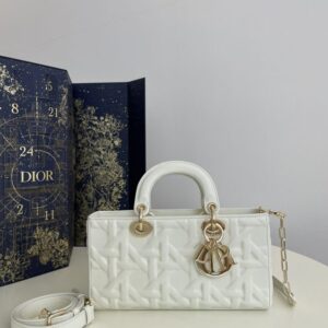 Replica Dior Lady D-Joy  Large Bag  New White - Best Fake Designer Bags