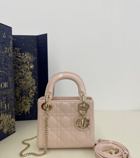 Replica Lady Dior Mini Pink Patent - Best Fake Designer Bags