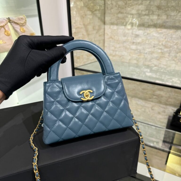 Replica CHANEL 23k Kelly  Grey-Blue - Best Fake Designer Bags