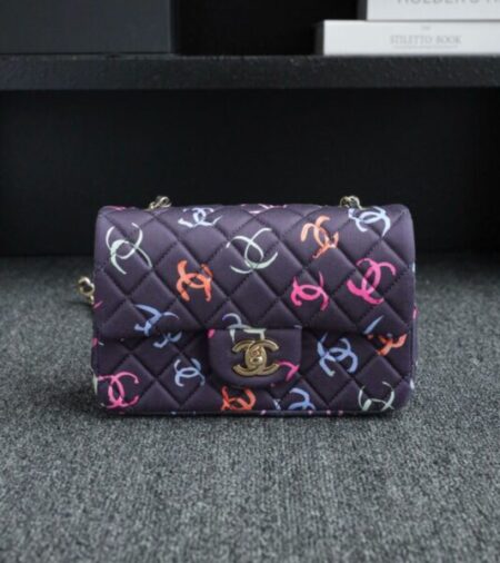 Replica CHANEL 24s Graffiti Classic Flap Mini - Best Fake Designer Bags